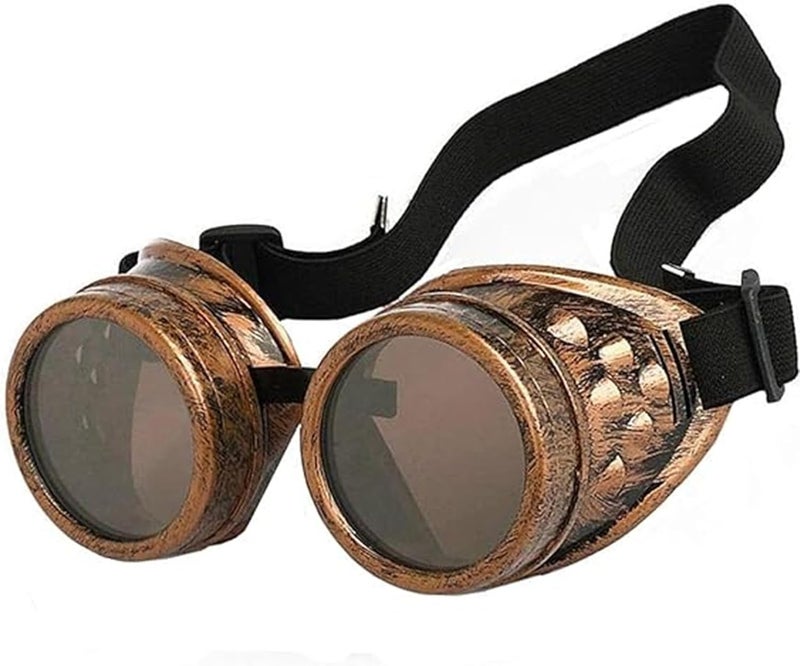 DDlife New Sell Vintage Steampunk Goggles Glasses Mad Scientist Goggles for Cosplay Costumes - Image 1
